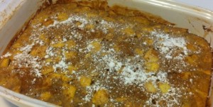 Pastel de Manzana y Plátano en el Gastroblog A tavola con il Conte