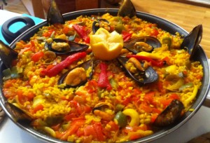 Paella de marisco - Portada - A Tavola con il Conte