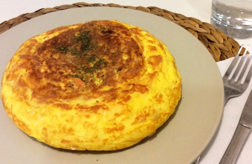 Tortilla de salmón y gambas - Portada - A Tavola con il Conte
