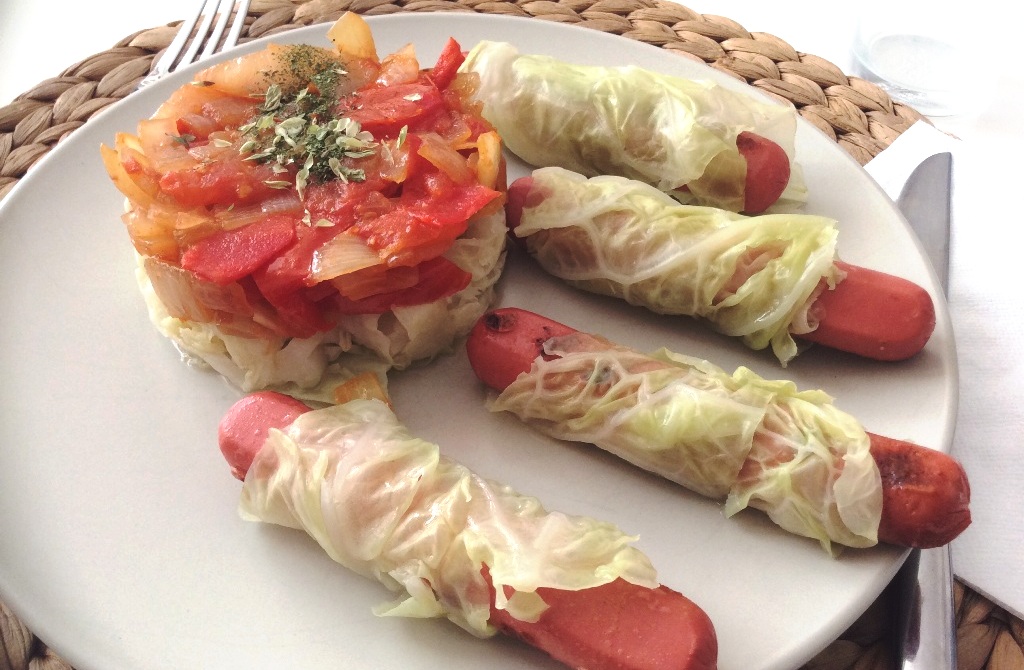 Col con salchichas - Portada - A Tavola con il Conte