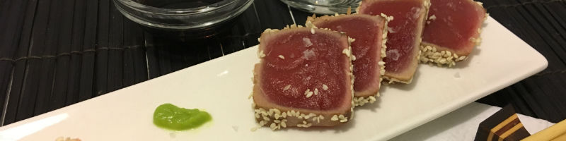 Tataki de atún rojo