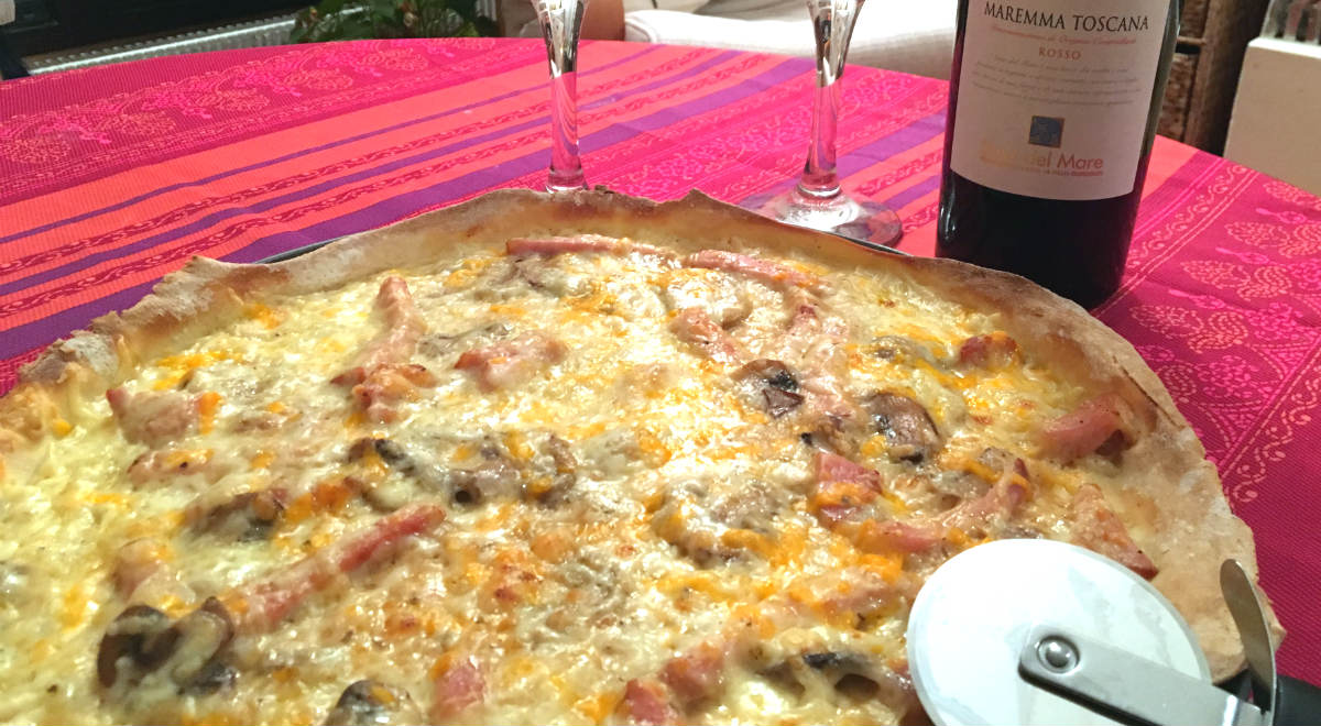 Pizza blanca - A Tavola con il Conte