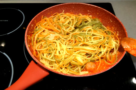 Spaghetti con le polpettine