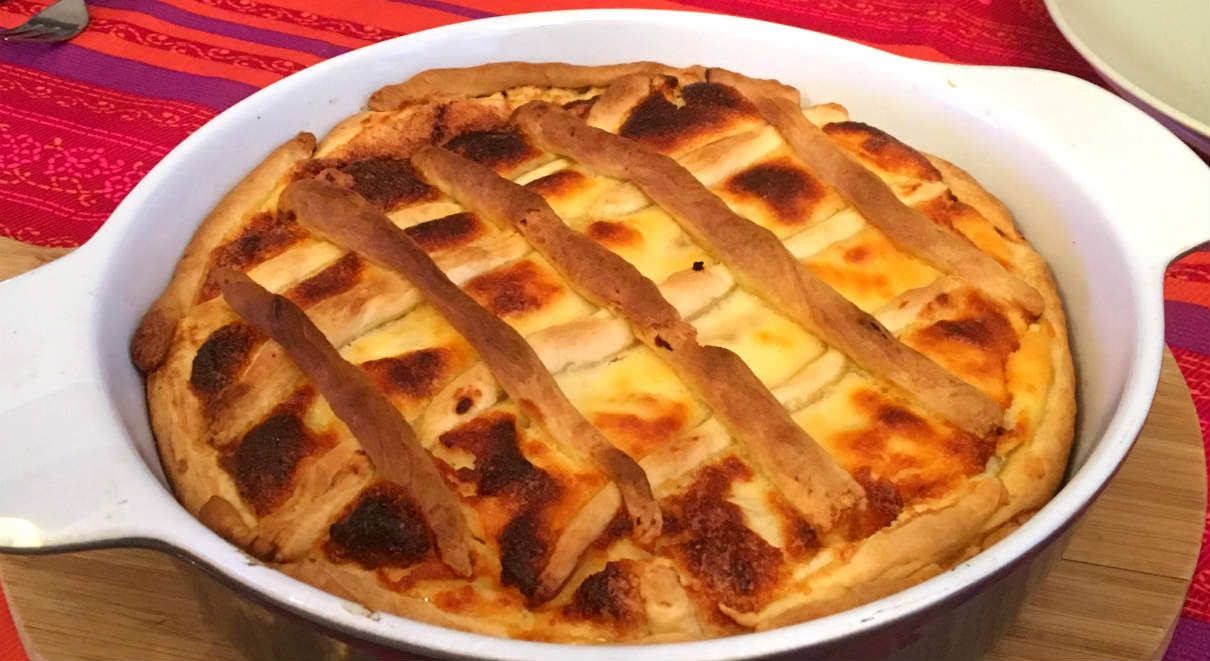 Tarta de requesón y mandarinas - A Tavola con il Conte