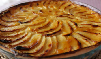 tarta de manzana casera