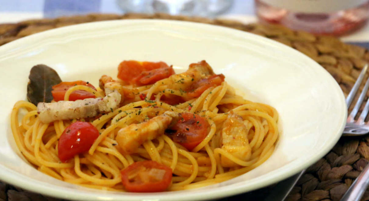 Spaghetti all'Amatriciana - La mesa del Conde