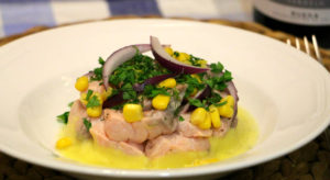 Ceviche de Salmón - A Tavola con il Conte