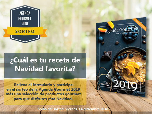 sorteo agenda gourmet 2019