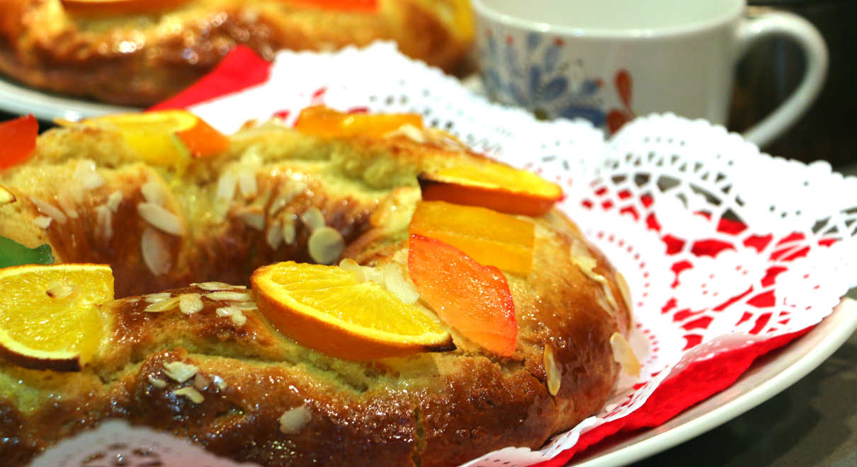 Receta de Roscón de Reyes casero - A Tavola con il Conte