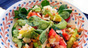Ensalada de lentejas y arroz - A Tavola con il Conte