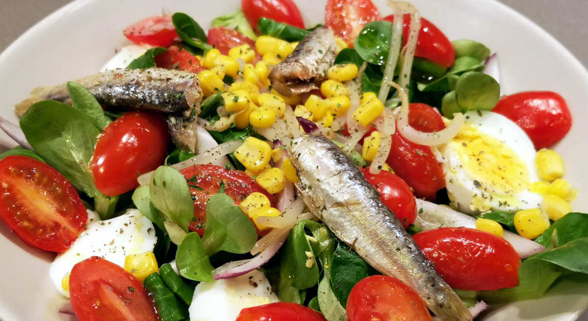 Ensalada de Berros y Sardinas - A Tavola con il Conte