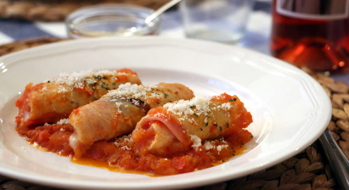 Involtini di pollo, tacchino e formaggio - A Tavola con il Conte
