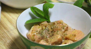 Tartare de Salmón - A la mesa del Conde