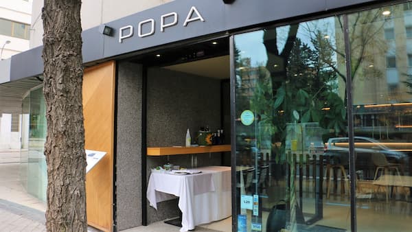 Fachada del Restaurante Popa de Madrid - La mesa del Conde