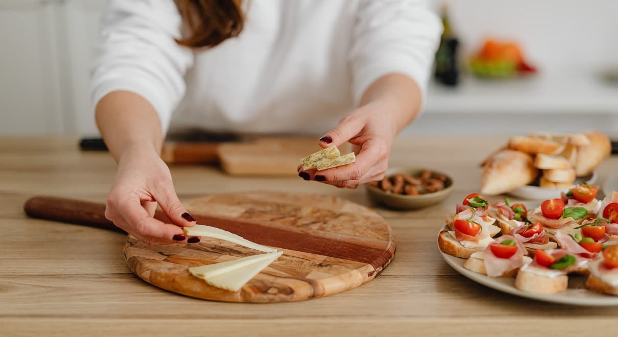 Aperitivos en familia