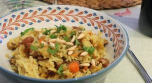 Arroz pilaf - La mesa del Conde