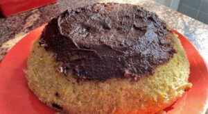 Bizcocho de yogurt con chocolate - La mesa del Conde