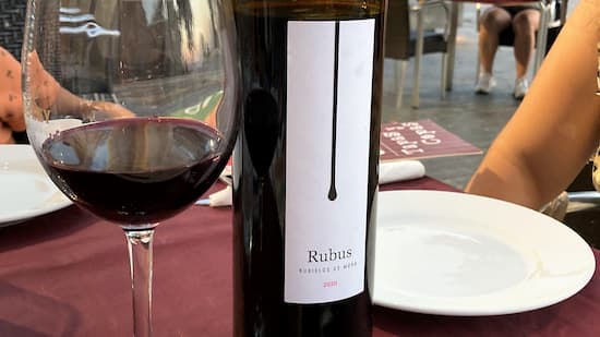 Vino Rubus de Teruel - La mesa del Conde