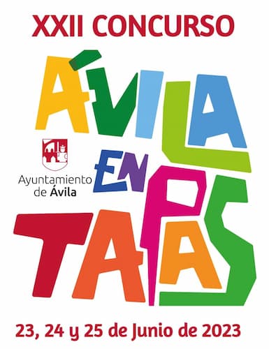 Cartel de Ávila en Tapas 2023