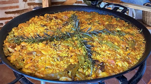 Paella valenciana - La mesa del Conde