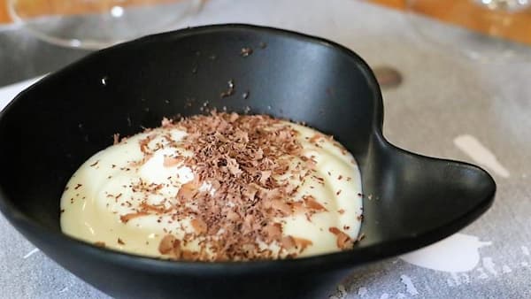 Tarta cremosa de queso curado de leche cruda de oveja de Coladilla - La mesa del Conde