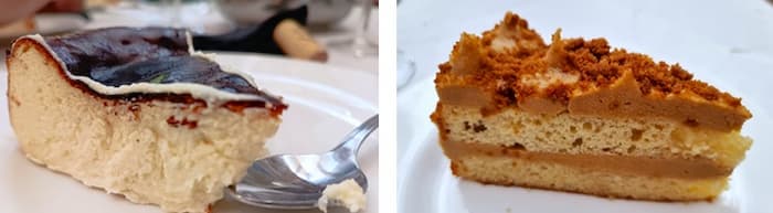 Tartas de postre - La mesa del Conde