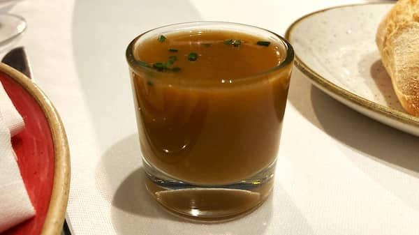 Crema de verduras de la casa - La mesa del Conde