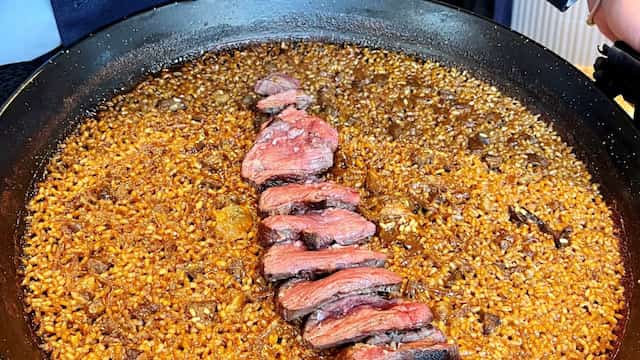 Arroz de autor del Restaurante Azul Mediterráneo - Imagen de RecomiendoValladolid