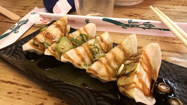 Gyozas de pollo asadas - La mesa del Conde