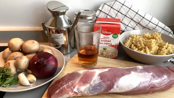 Ingredientes para preparar un Solomillo a la Cosenza - La mesa del Conde