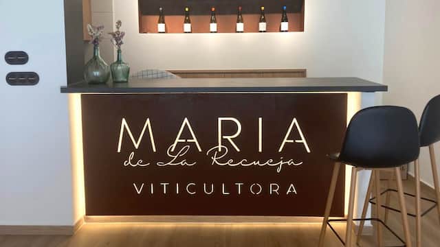 Sala de catas de la Bodega María de La Recueja - Destino y Sabor