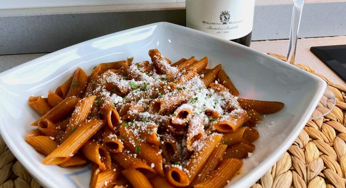 Penne all'Arrabbiata de PastaRotti - la mesa del Conde
