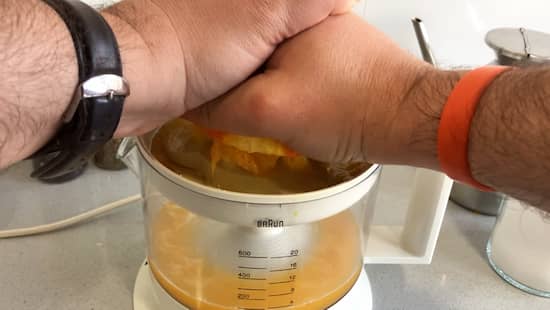 Se obtiene el zumo de la naranja - La mesa del Conde
