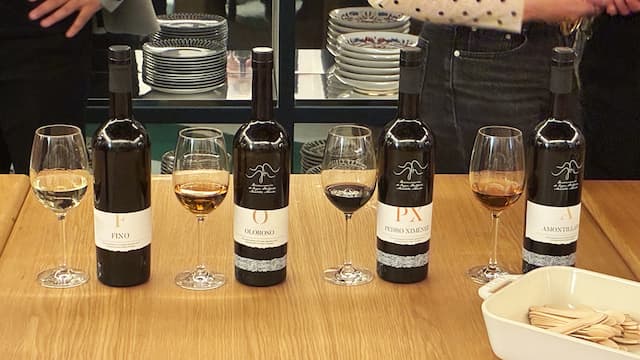 Vinos de la DO. Montilla Moriles armonizando esta celebración - La mesa del Conde