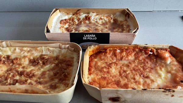 Las tres muestras de lasañas de supermercado - La mesa del Conde